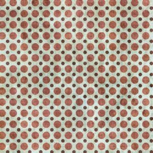 Red and Light Blue Weathered Polka Dot