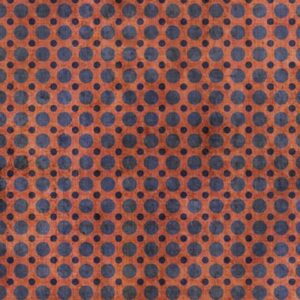 Red and Blue Weathered Polka Dot