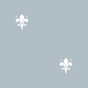 Fleur de Lys - Gray  (Reverse)