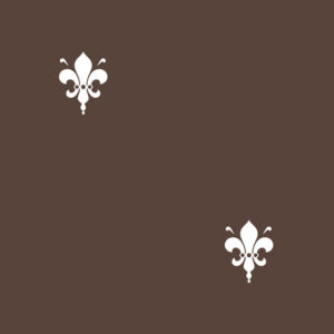 Fleur de Lys - Chocolate (Reverse)
