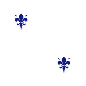Fleur de Lys - Royal Blue