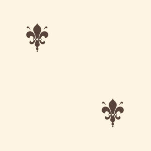 Fleur de Lys - Chocolate / Ivory