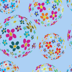 Flower Bubbles (Blue)