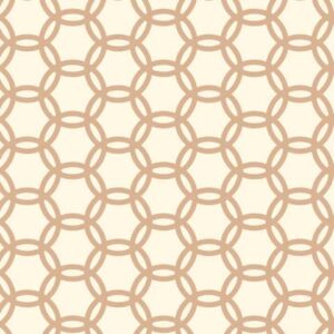 Cafe au Lait Interlocking Circles