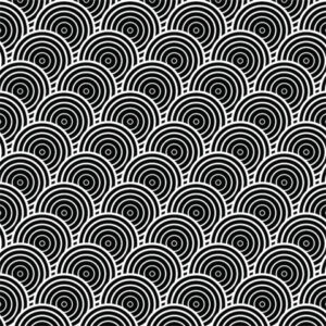 Black and White Concentric Circles