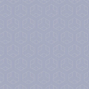 Hexagon Highway - Slate Blue