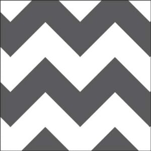 Gray and white chevron pattern design.