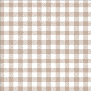 Taupe Gingham