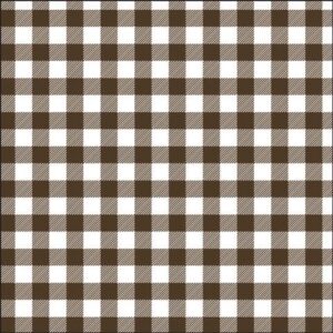 Chocolate Brown Gingham
