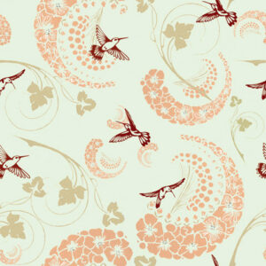 Burgundy Hummingbirds