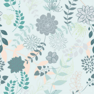 Floral Melange (Blue)