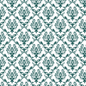 Chandelier Damask (Forest Green)