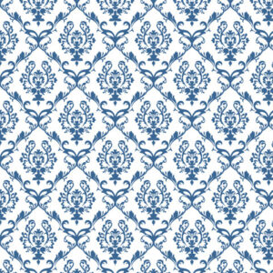 Chandelier Damask (Cadet Blue)