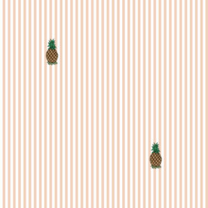 Pineapple on Cream Stripe